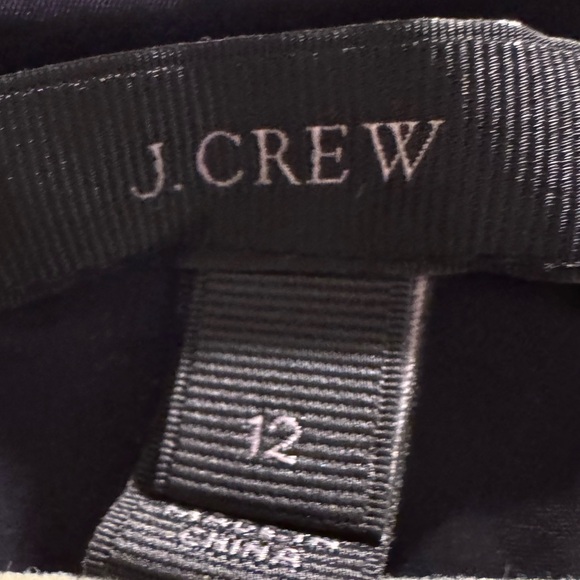 J.Crew Navy Wool Oragami Sheath Dress, size 12 - Picture 7 of 7